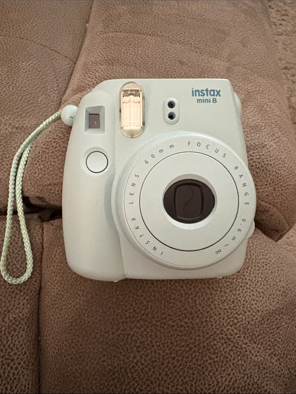 Fujifilm instax mini 8 Instant Camera in blue. Batteries included, but no film.